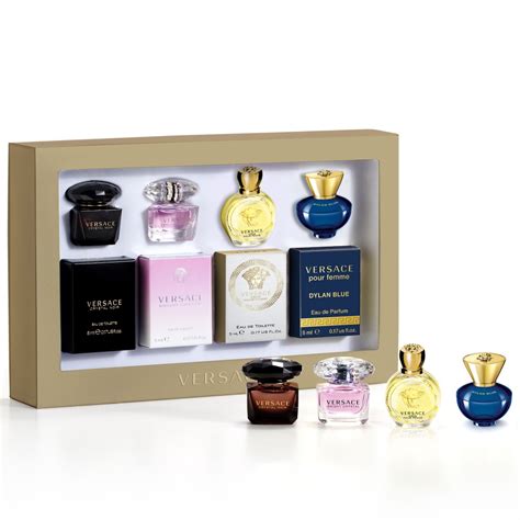 versace mini parfum|versace miniature perfume set.